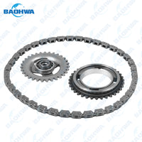 RE0F10A Pump Sprocket & Chain Set 2WD