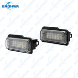 TESLA Model S LED Canbus White Light License Plate Lamp 6007700-00-A A2038200256 (2 Pcs) (12-16)