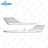 TESLA Model X Front Bumper Fog Light Molding Chrome Trim Left Upper+Lower