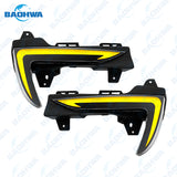 TESLA Model 3 LED Fog Lights Front Bumper Turn Signal Lamps + DRL (17-23)