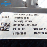 TESLA Model S Fog Light Left Driver Side 1005995-00-D (15-17)