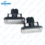 TESLA Model S LED Canbus White Light License Plate Lamp 6007700-00-A A2038200256 (2 Pcs) (12-16)