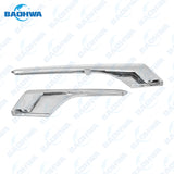 TESLA Model X Front Bumper Fog Light Molding Chrome Trim Left Upper+Lower