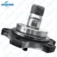 ZF5HP19FLA Output Flange (77.79mm Overall Length, 130.18mm OD, 37 Spline, 6 Bolt Holes)