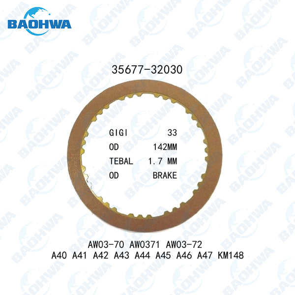 AW03-72LE Friction Clutch Plate